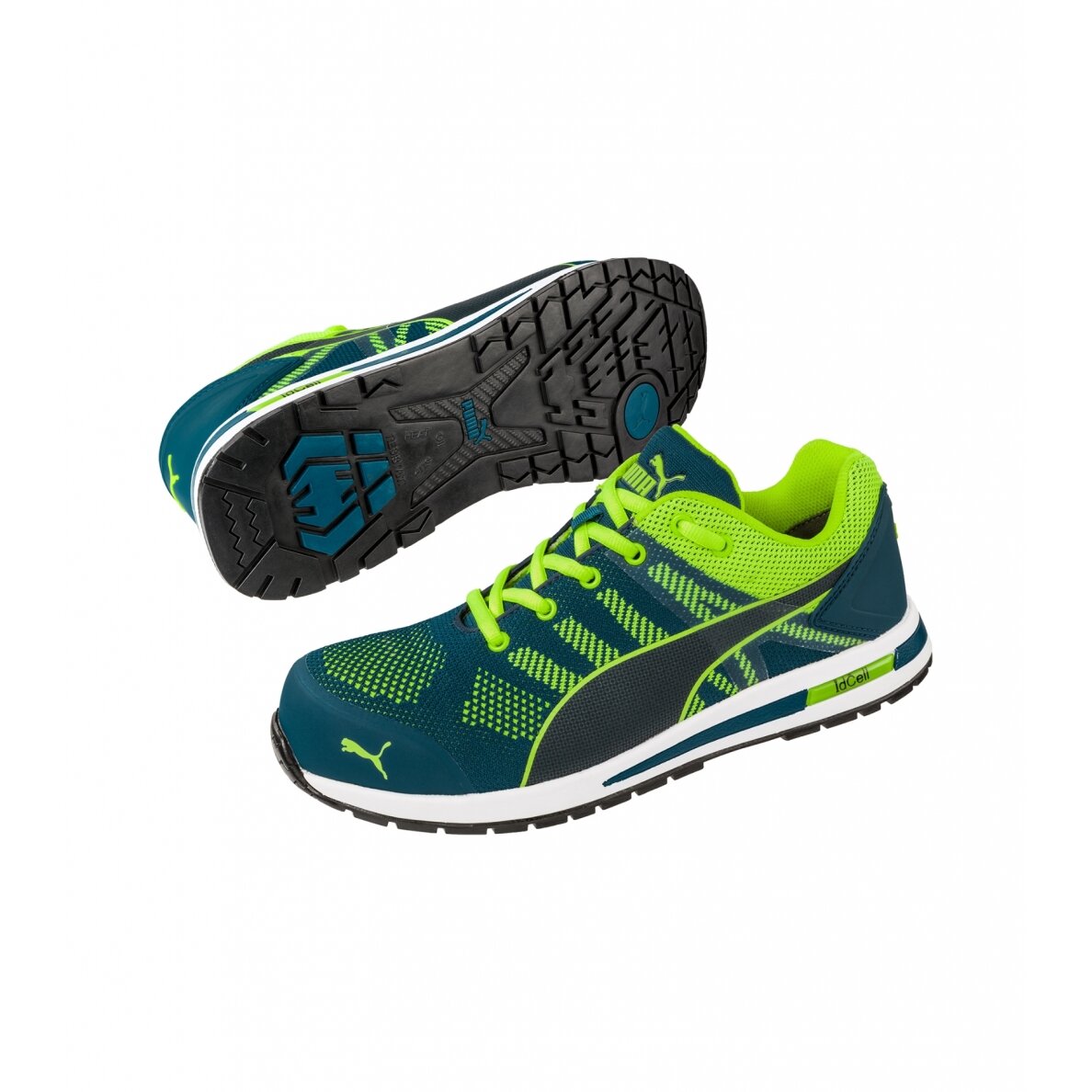 Vīriešu PUMA Elevate Knit Green S10 darba apavi 3 Vīriešu PUMA Elevate Knit Green S10 darba apavi 3
