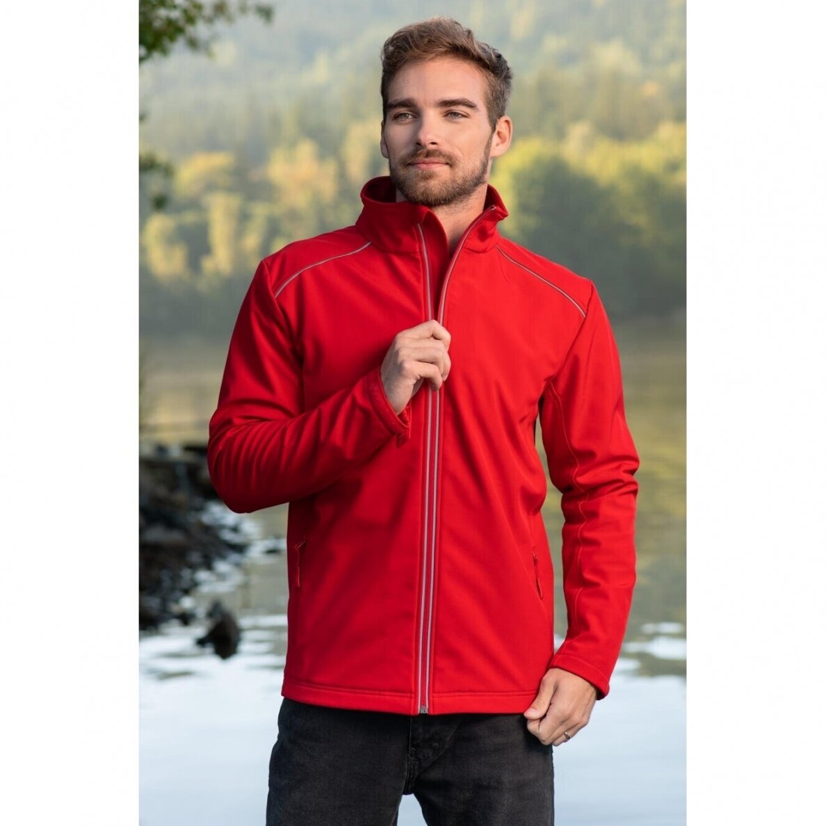 Vīriešu Softshell MALFINI 536 jaka, pret vēju un lietu 1 Vīriešu Softshell MALFINI 536 jaka, pret vēju un lietu 1