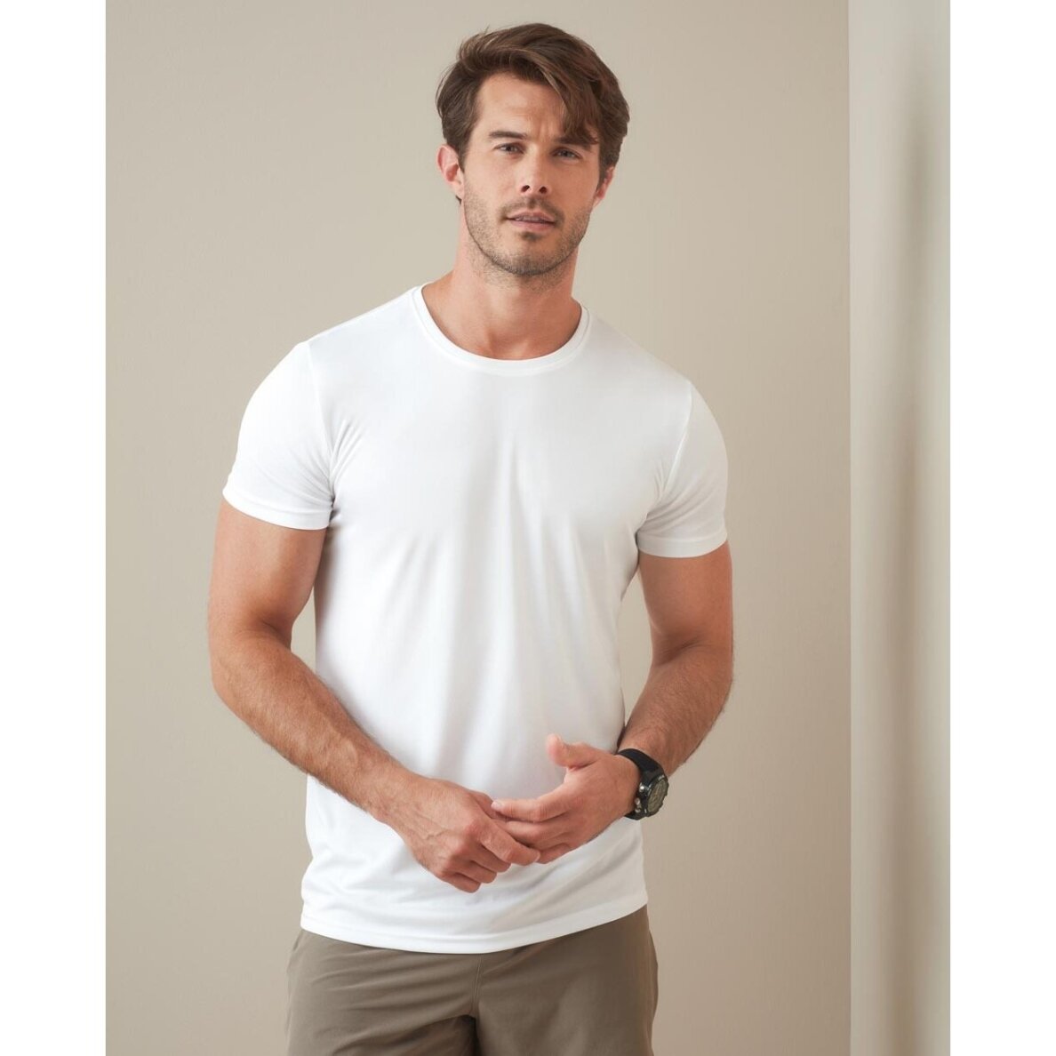 Vīriešu Stedman ST8000 sporta krekls,white 1