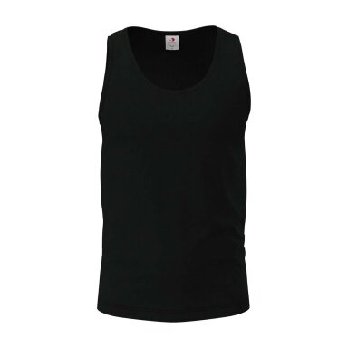 Vīriešu kokvilnas Stedman ST2800 krekls bez piedurknēm, black opal