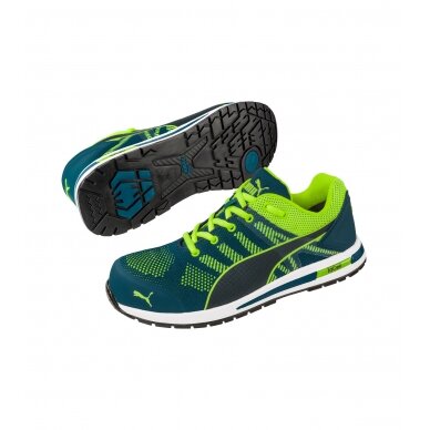 Vīriešu PUMA Elevate Knit Green S10 darba apavi 3