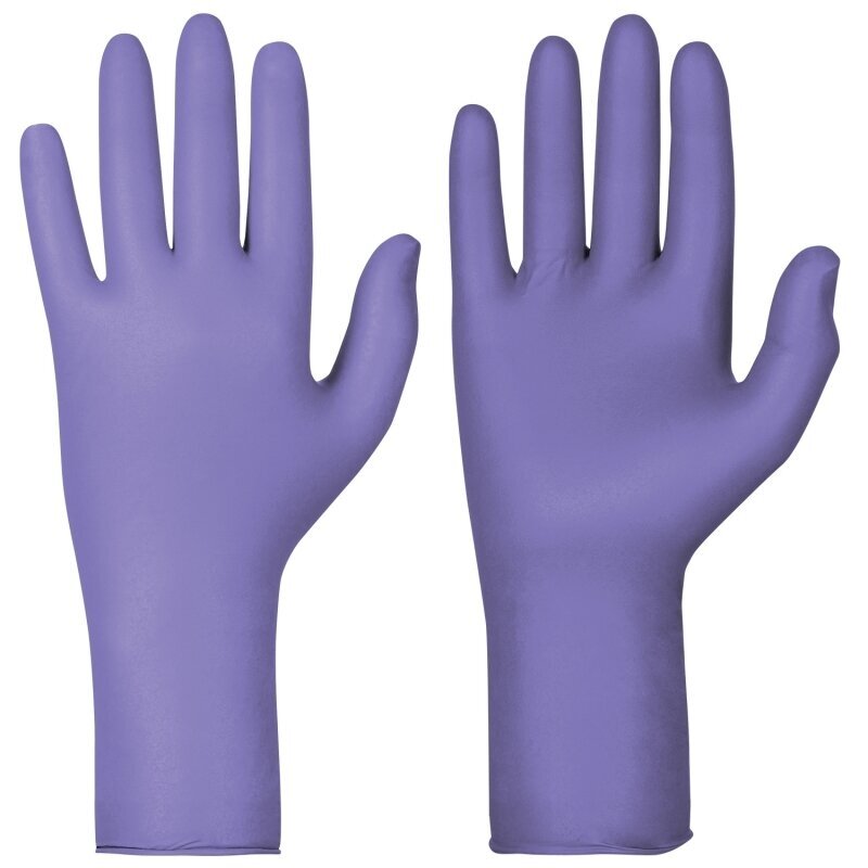 Vienkartinės pirštinės CHEMSTAR 114.980, nitrilinės, violetinės 1 Vienkartinės pirštinės CHEMSTAR 114.980, nitrilinės, violetinės 1