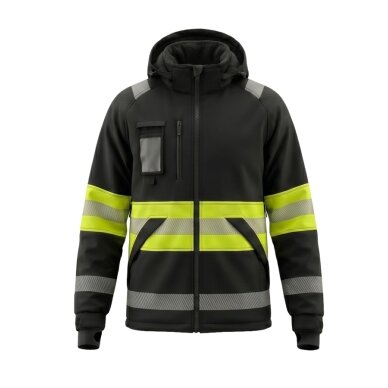 BoSafety Softshell ziemas jaka VALENCIA Hi Vis 1. klase BoSafety Softshell ziemas jaka VALENCIA Hi Vis 1. klase