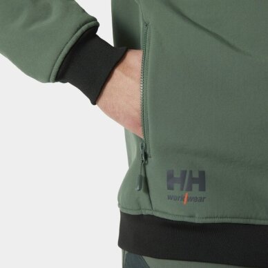 Ziemas jaka HELLY HANSEN Oxford Softsheel ziemas jaka, zaļa 2 Ziemas jaka HELLY HANSEN Oxford Softsheel ziemas jaka, zaļa 2