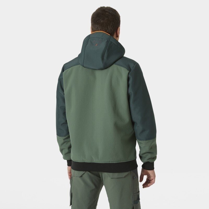 Ziemas jaka HELLY HANSEN Oxford Softsheel ziemas jaka, zaļa 4 Ziemas jaka HELLY HANSEN Oxford Softsheel ziemas jaka, zaļa 4